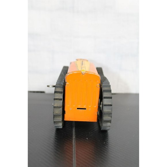 Antique Marx Tin Toy Rubber Track Wind-Up Working - Picture 2 of 6